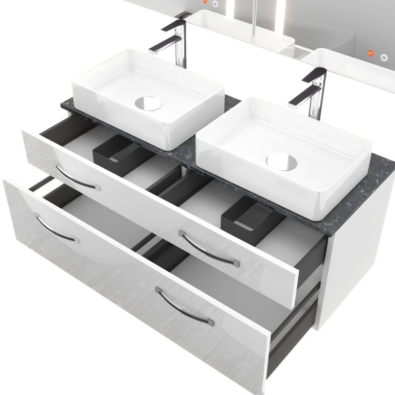Fürdőszoba szett Euphoria EUP P 120D/0/W/R/0/BK/MB