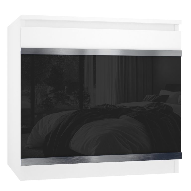 Éjjeliszekrény Serenity Premium SN1/0/W/W/B/0/PP
