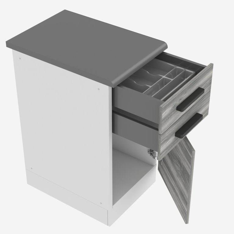 Konyhaszekrény alsó 40 cm fiókokkal TOR SDSZ40WS/0/WT/GW1/B/B1/PP