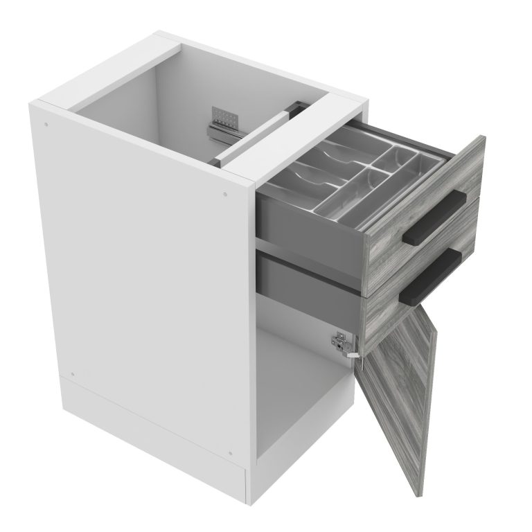 Konyhaszekrény alsó 40 cm fiókokkal TOR SDSZ40WS/0/WT/GW1/0/B1/PP 