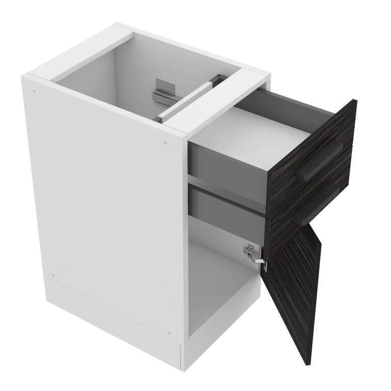 Konyhaszekrény Belini Premium Full Version alsó fiókokkal 40 cm ebénfa munkalap nélkül TOR SDSZ40/0/WT/HK/0/B1/PP

