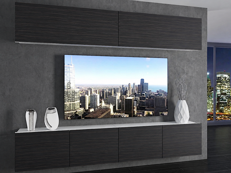 Szekrénysor 200 cm TV/RTV fekete ébenfa Gyártó IMP 6/5/W/HK/0/0