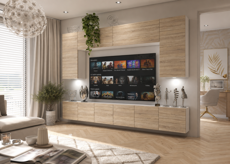 300 cm-es TV/RTV tölgy szekrénysor  sonoma tölgy Gyártó IMP PRIMO 2/5/W/DS/0/0