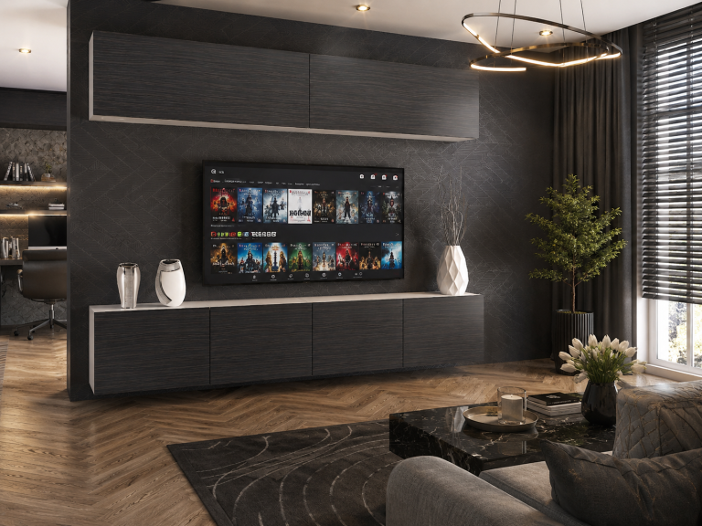 Szekrénysor 200 cm TV/RTV fekete ébenfa Gyártó IMP 6/5/W/HK/0/0