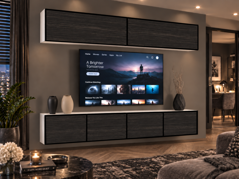 Nappali bútor Linea 200 cm TV/RTV fekete ében Gyártó IMP L Brando 6/5/W/HK/0/0