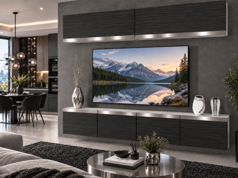 Nappali bútor Prestige 200 cm TV/RTV fekete ében Gyártó IMP P Brando 6/5/W/HK/0/0/SL
