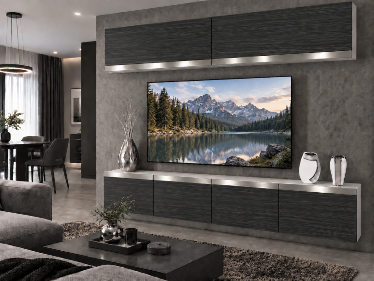 Nappali bútor Prestige 200 cm TV/RTV fekete ében Gyártó IMP P Brando 6/5/W/HK/0/0/SL