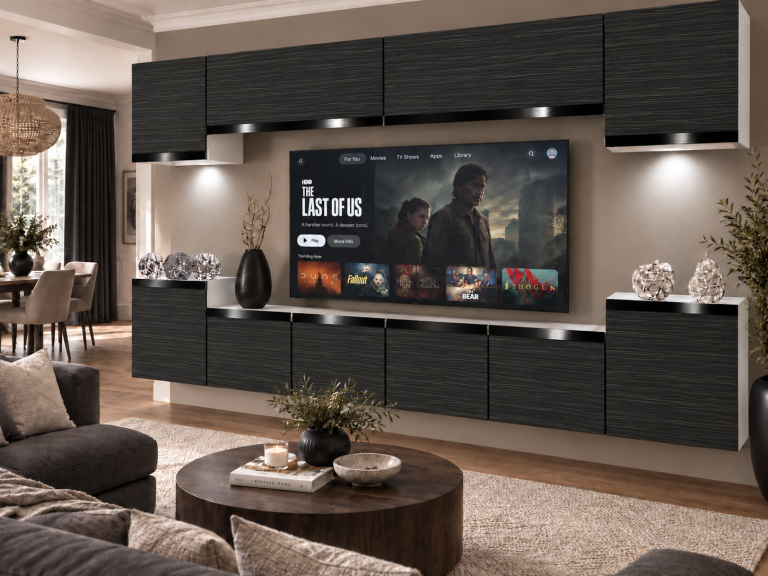 Nappali bútor Prestige 300 cm TV/RTV fekete ében Gyártó IMP P Hepburn 4/5/W/HK/0/0/CP