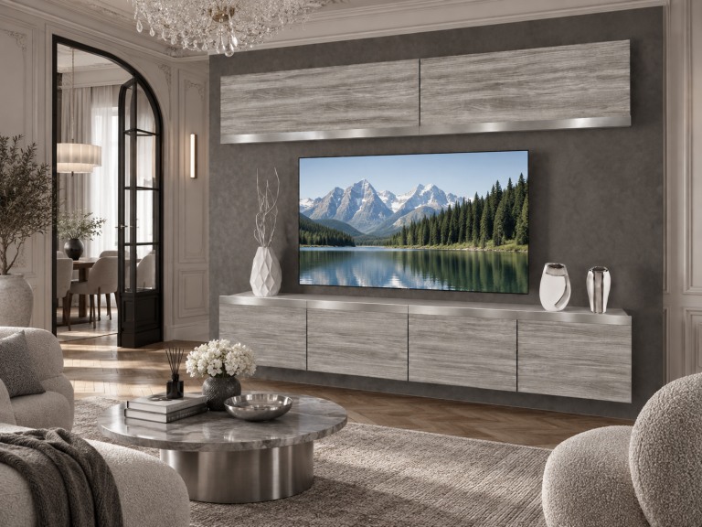 Nappali bútor Prestige 200 cm TV/RTV szürke antracit grafitos Gyártó IMP P Brando 6/5/W/GW1/0/0/SL