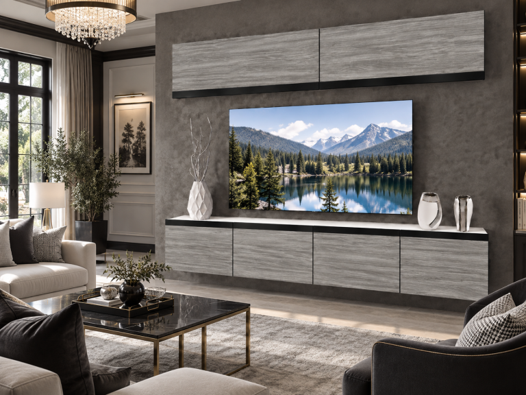 Nappali bútor Prestige 200 cm TV/RTV szürke antracit grafitos Gyártó IMP P Brando 6/5/W/GW1/0/0/CM