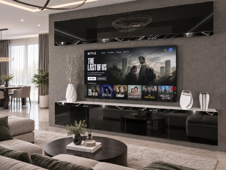 Nappali bútor Prestige 200 cm TV/RTV fekete fényes Gyártó IMP P Brando 6/5/W/B/0/0/CS