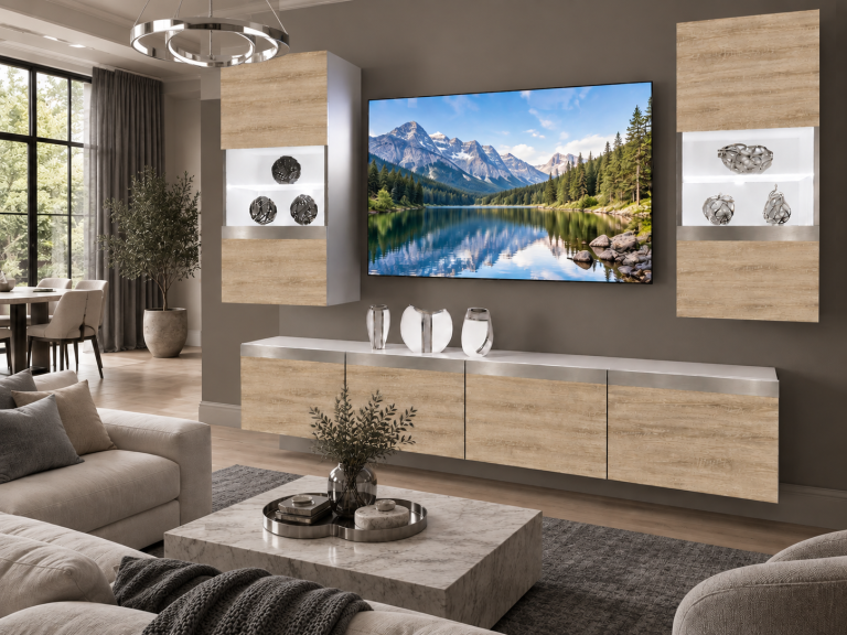 Nappali bútor Prestige 200 cm TV/RTV tölgyfa wotan tölgy sonoma tölgy Gyártó IMP P Keanu 7/5/W/DS/0/0/SL