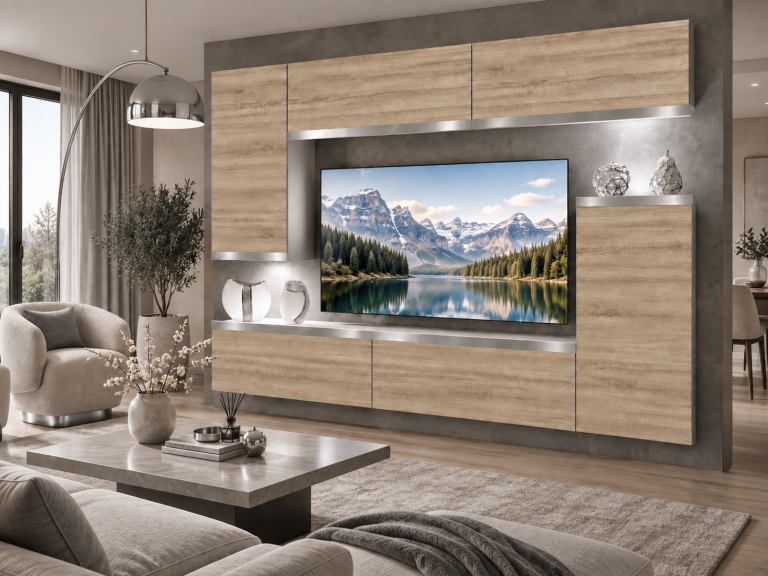 Nappali bútor Prestige 250 cm TV/RTV tölgyfa wotan tölgy sonoma tölgy Gyártó IMP P Woody 8/5/W/DS/0/0/SL