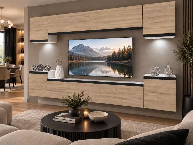 Nappali bútor Prestige 300 cm TV/RTV tölgyfa wotan tölgy sonoma tölgy Gyártó IMP P Hepburn 4/5/W/DS/0/0/CM