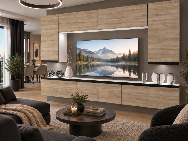 Nappali bútor Prestige 300 cm TV/RTV tölgyfa wotan tölgy sonoma tölgy Gyártó IMP P Monroe 2/5/W/DS/0/0/CM