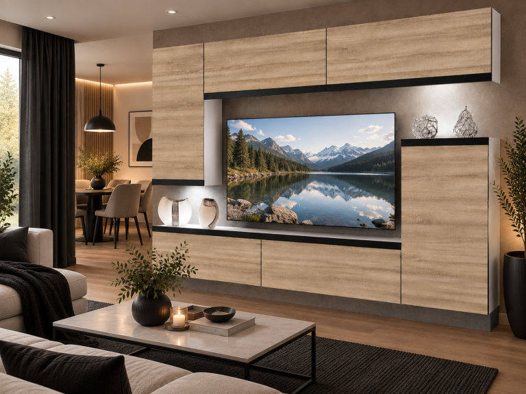 Nappali bútor Prestige 250 cm TV/RTV tölgyfa wotan tölgy sonoma tölgy Gyártó IMP P Woody 8/5/W/DS/0/0/CM