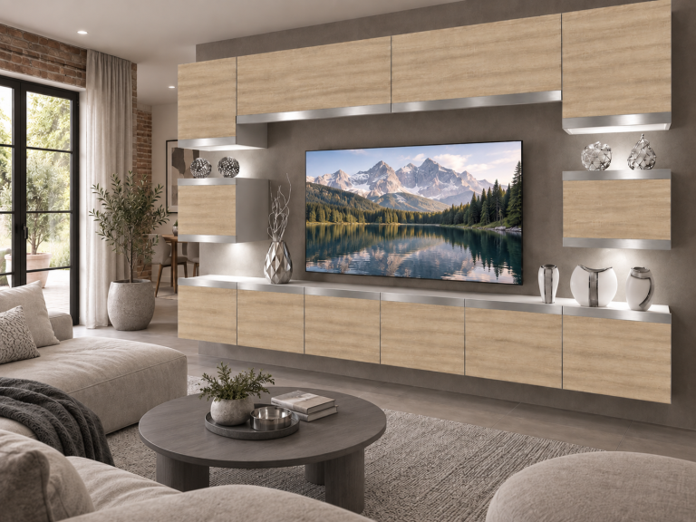 Nappali bútor Prestige 300 cm TV/RTV tölgyfa wotan tölgy sonoma tölgy Gyártó IMP P Tarantino 3/5/W/DS/0/0/SL