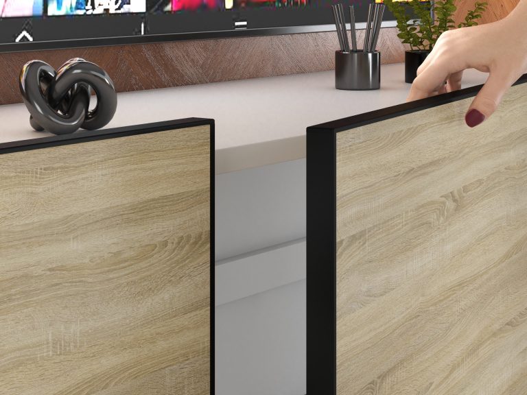Nappali bútor Linea 200 cm TV/RTV tölgyfa wotan tölgy sonoma tölgy Gyártó IMP L Keanu 7/5/W/DS/0/0