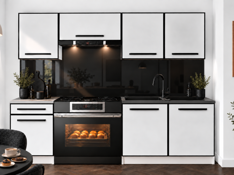 Meble kuchenne Linea 180 cm biały mat bez blatu Producent TOR L Leonardo/0/WT/WT/BB/A1