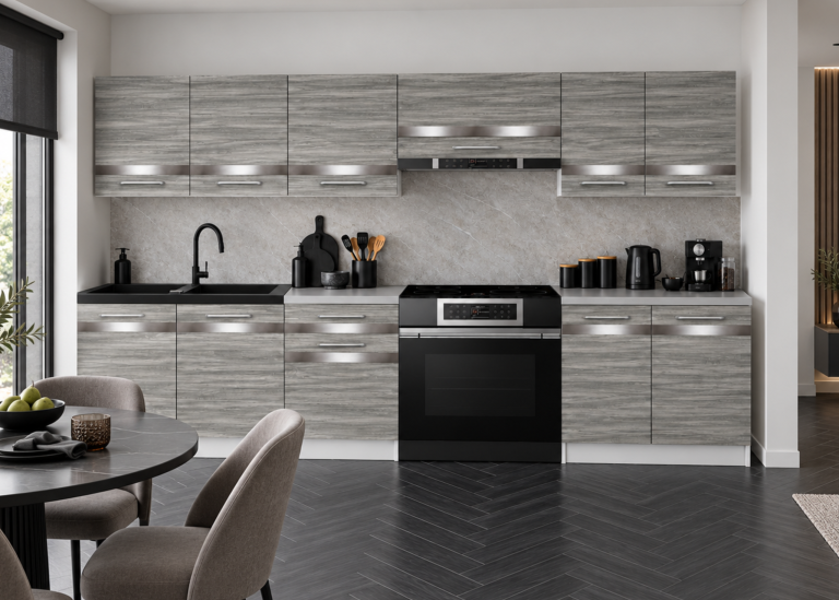 Meble kuchenne Prestige 240 cm glamour wood bez blatu Producent TOR P Salvador/0/WT/GW1/BB/C1/SL